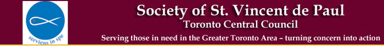 Society of St. Vincent de Paul - Toronto Central Council
